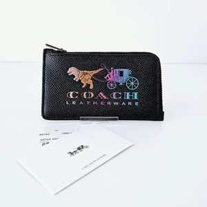 COACH Rexy And Carriage Small L Zip Card Case